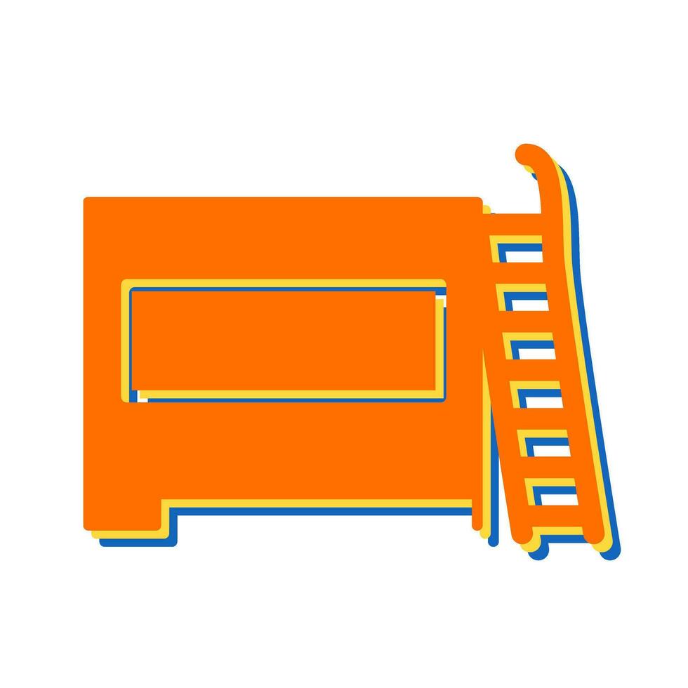 Bunk bed Vector Icon