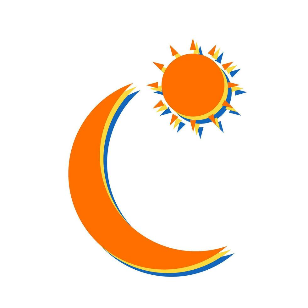 Sun and Planets Vector Icon