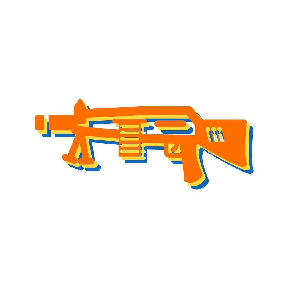 Machine Gun Vector Icon