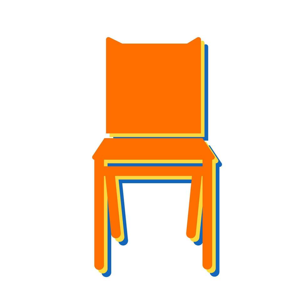 Bedroom Chair Vector Icon