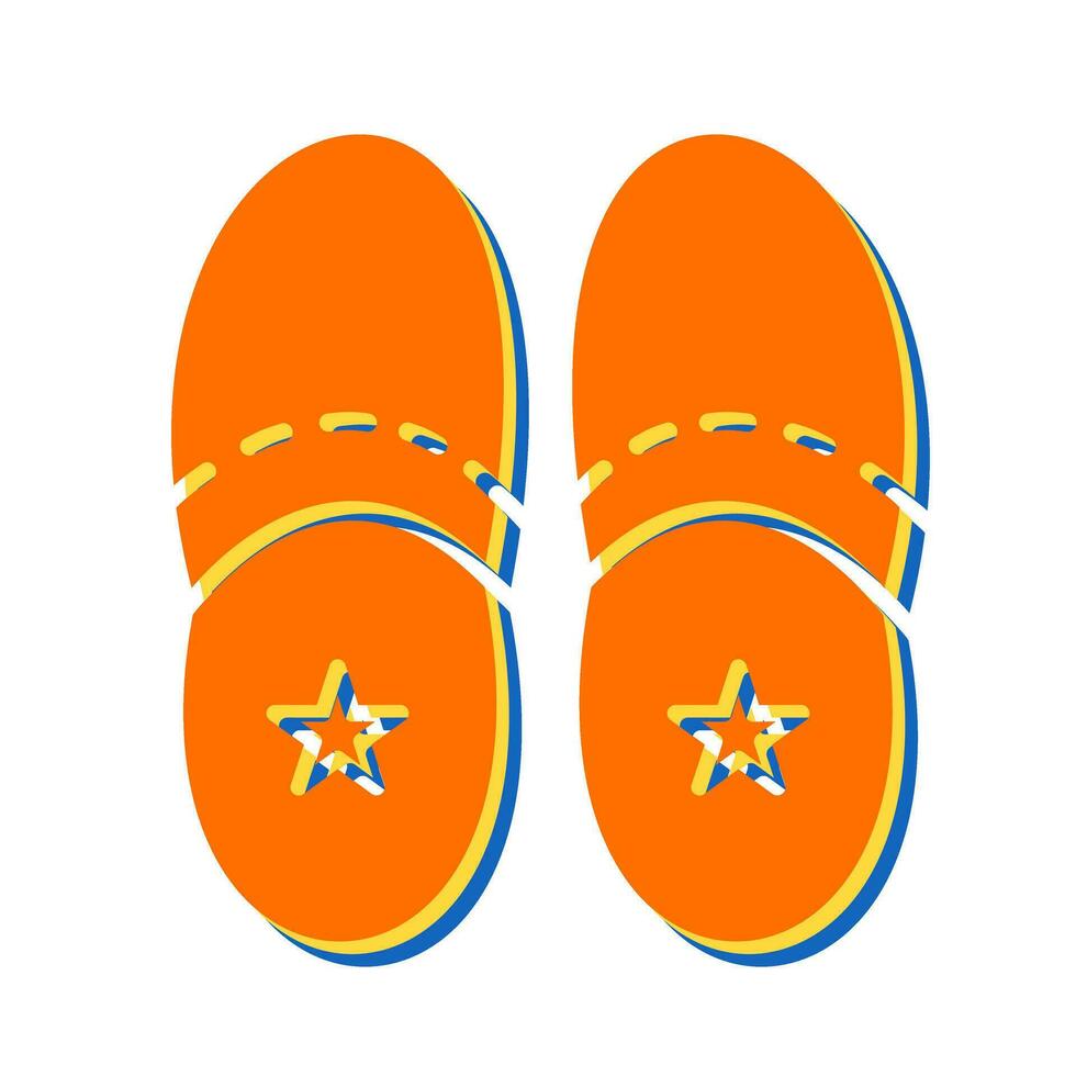 Slippers Vector Icon