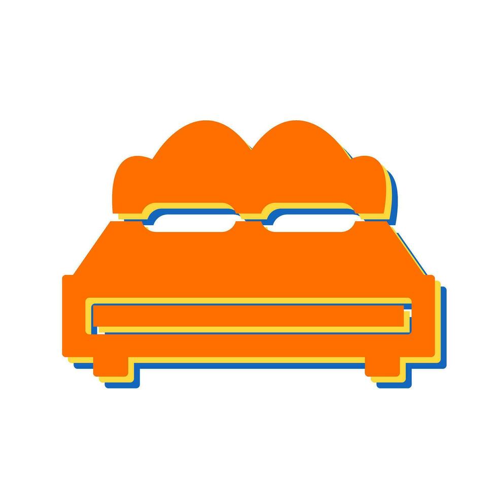 Double Bed Vector Icon