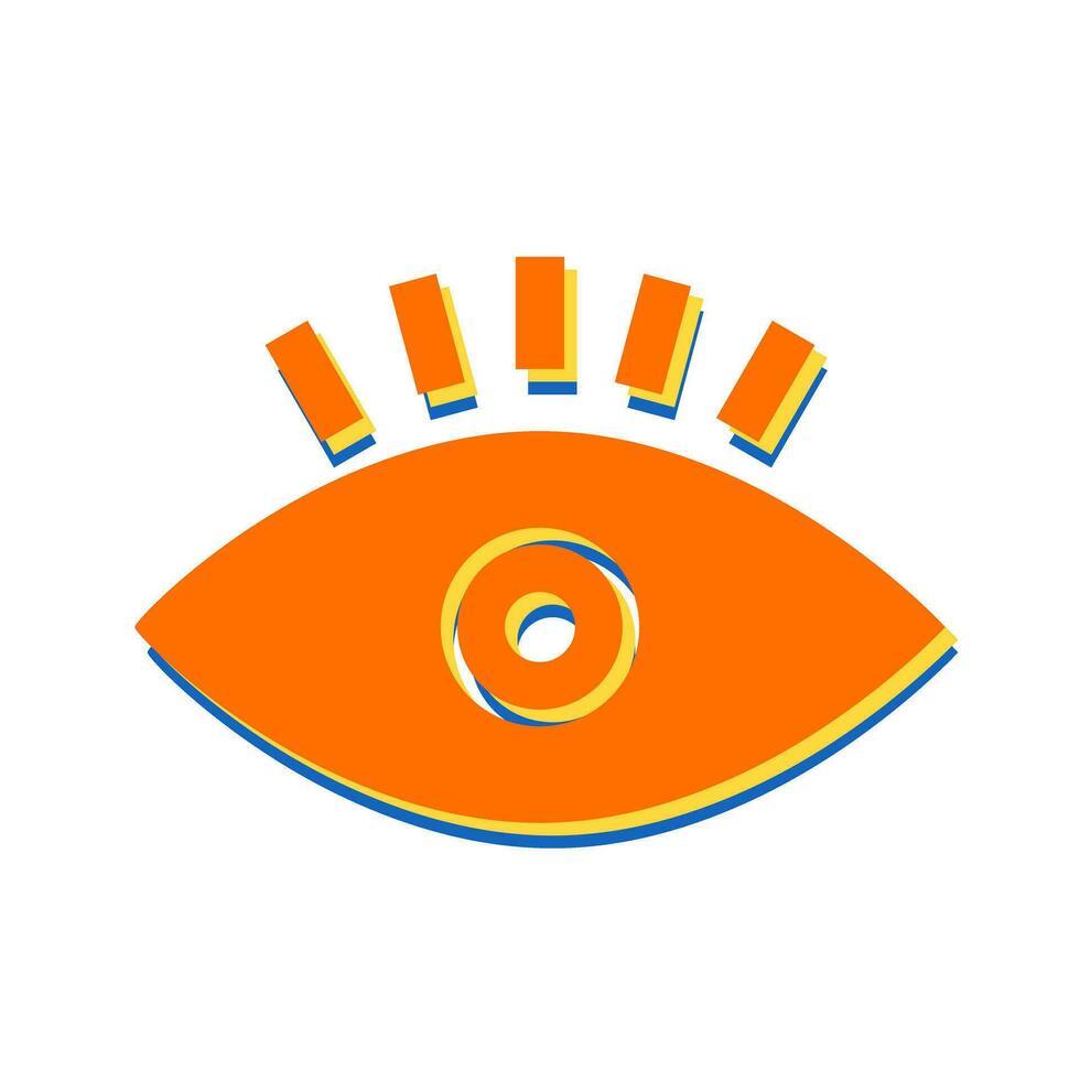 icono de vector de ojo