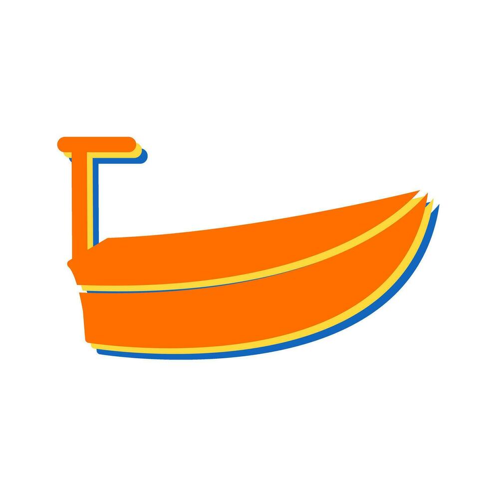 Small Boat Vector Icon