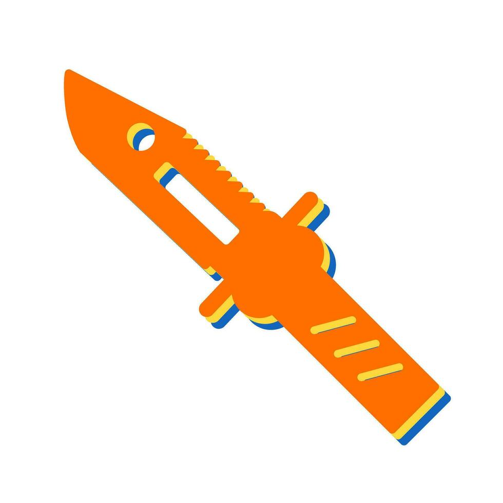 icono de vector de cuchillo