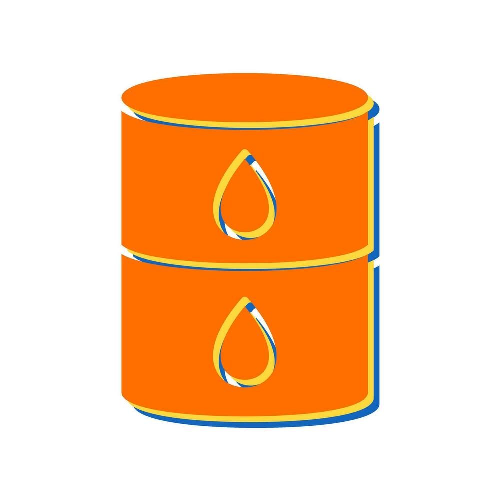 Oil Barrel Vector Icon