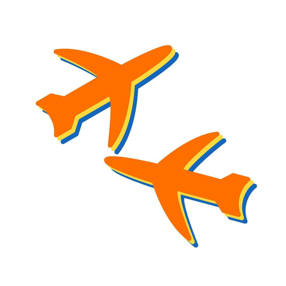 Multiple Flights Vector Icon