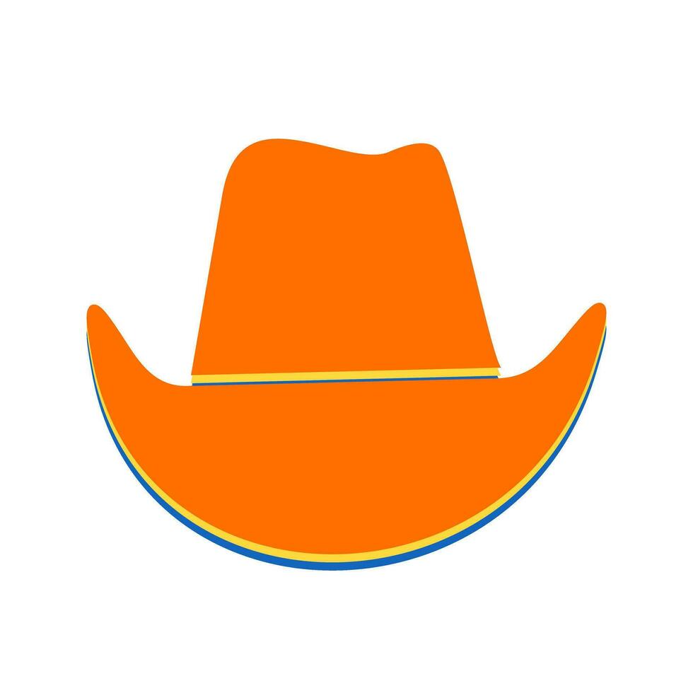 icono de vector de sombrero de vaquero