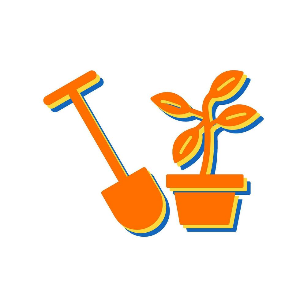 icono de vector de plantación