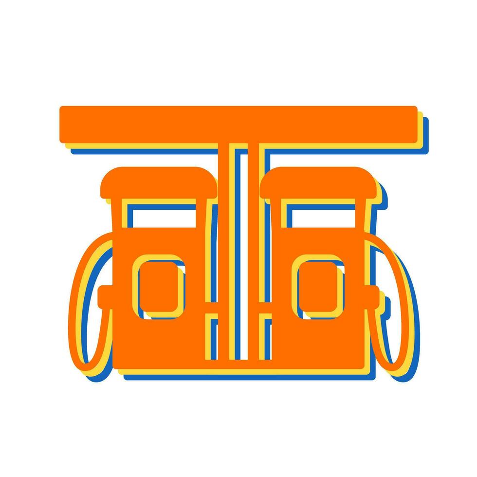 Petrol Station Vector Icon