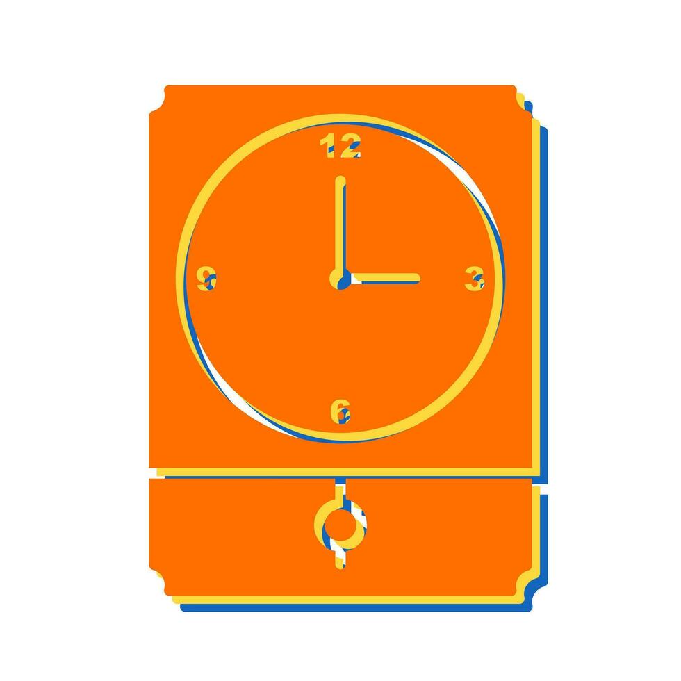 Large Clock Vector Icon