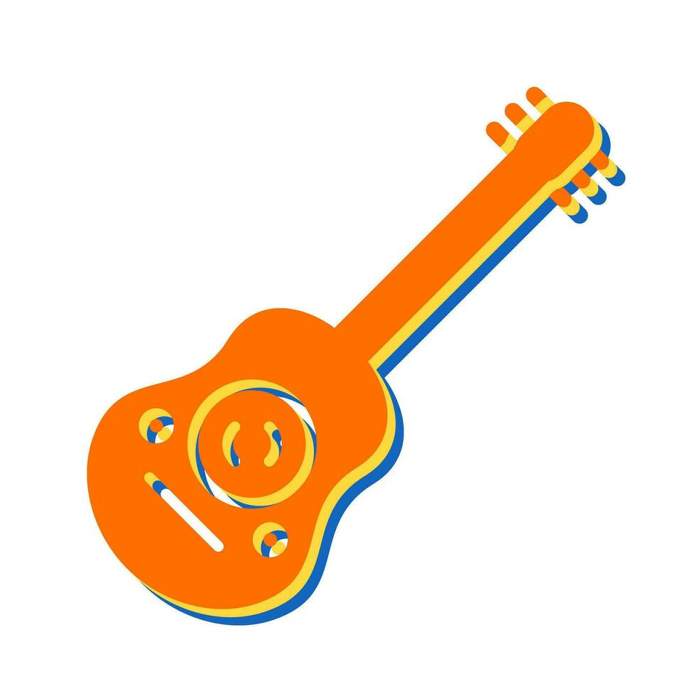 icono de vector de guitarra