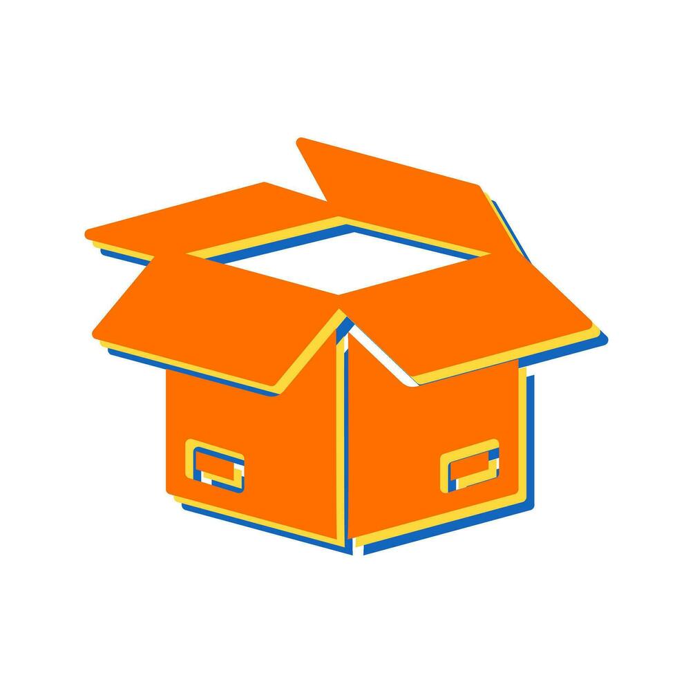 Open Box Vector Icon