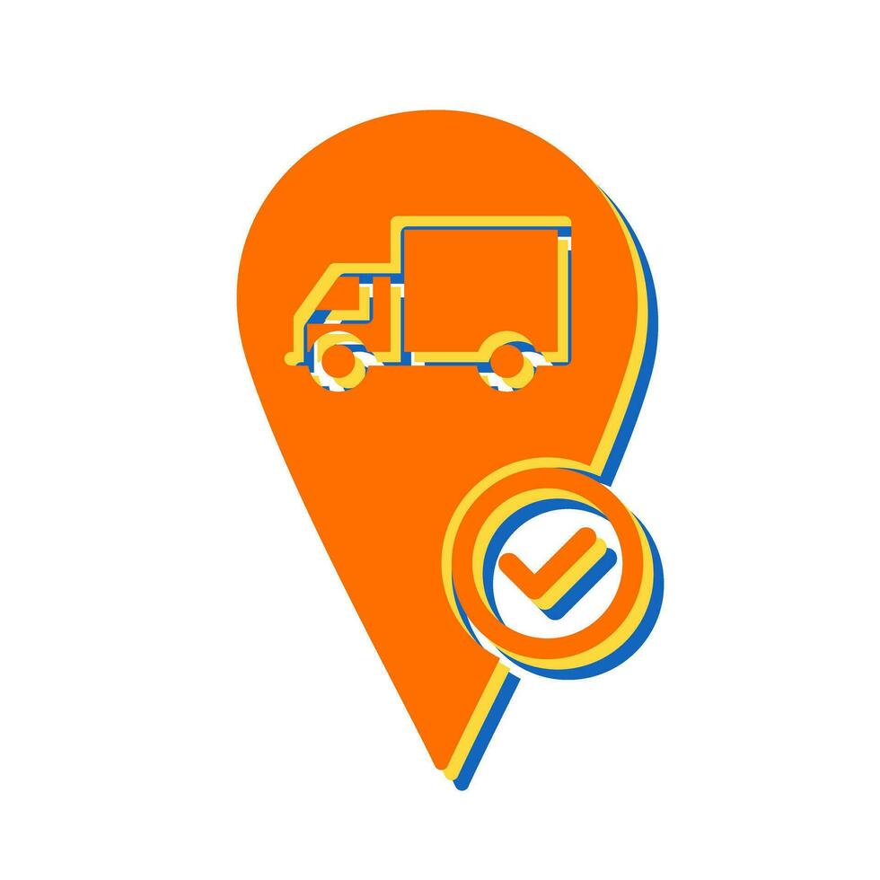 Valid Destination Vector Icon
