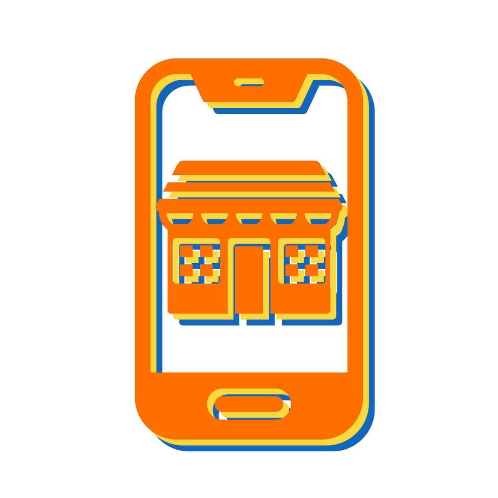 Mobile Store Vector Icon