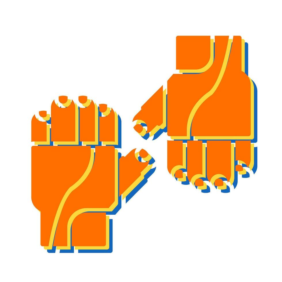 Cycling Gloves Vector Icon