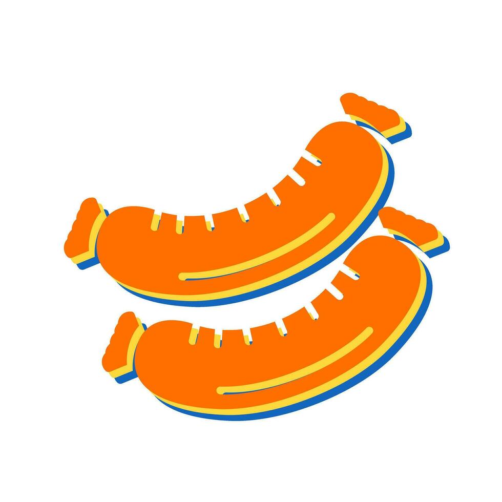 Sausage Vector Icon
