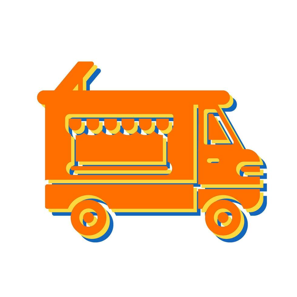 Bakery Truck Vector Icon