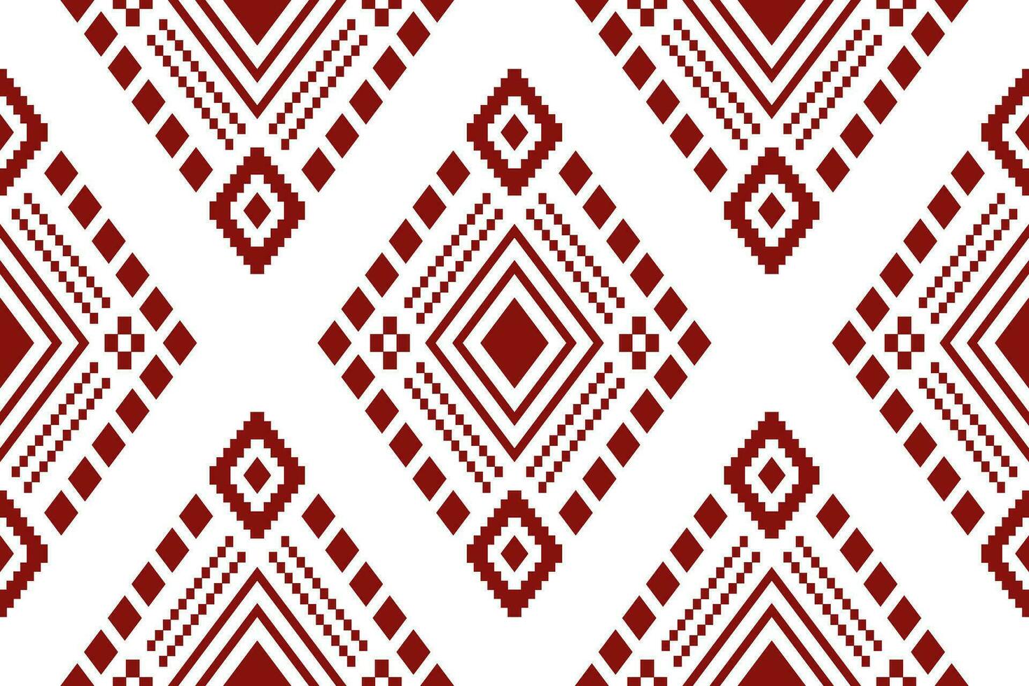 cruzar puntada vistoso geométrico tradicional étnico modelo ikat sin costura modelo resumen diseño para tela impresión paño vestir alfombra cortinas y pareo de malasia azteca africano indio indonesio vector