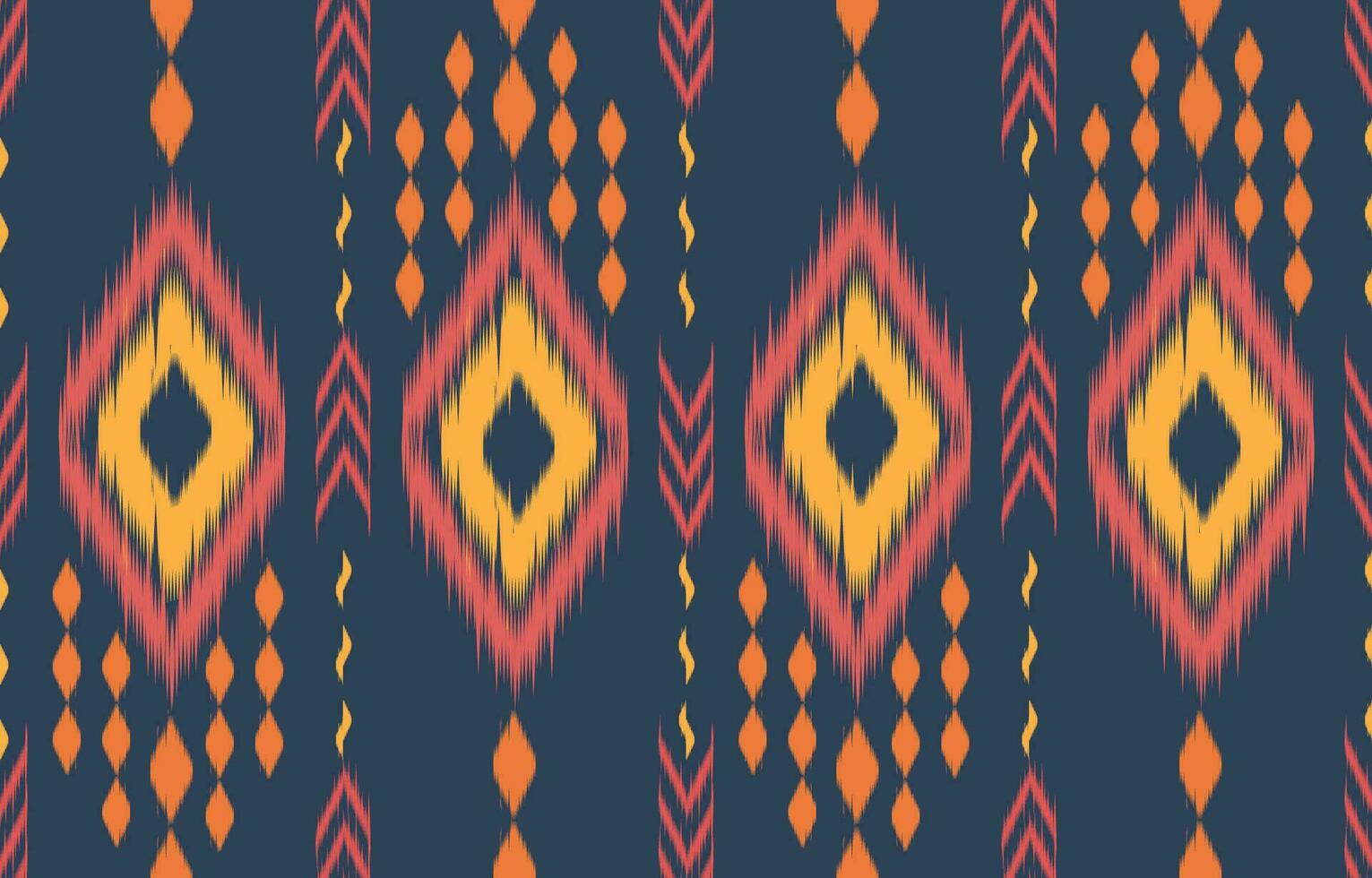 Ethnic abstract ikat art. Aztec ornament print. geometric ethnic pattern seamless  color oriental.  Design for background ,curtain, carpet, wallpaper, clothing, wrapping, Batik, vector illustration.