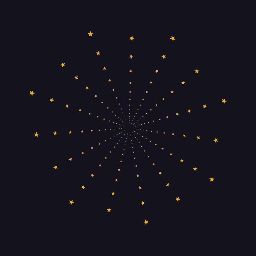 estrellas en circulo gráfico diseño para celebracion. vector ilustración