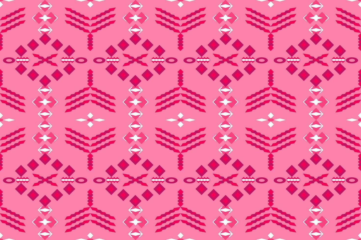 Geometric seamless pattern  for block print,batik,fabric,textile.Ethnic abstract ikat.Colorful abstract contemporary seamless pattern.Hand drawn unique print. vector