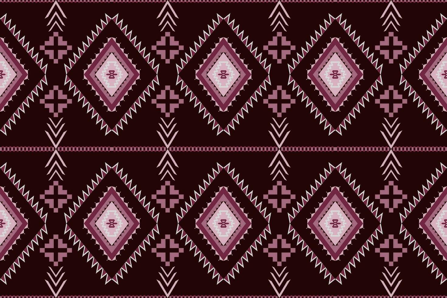 Geometric seamless pattern  for block print,batik,fabric,textile.Ethnic abstract ikat.Colorful abstract contemporary seamless pattern.Hand drawn unique print. vector
