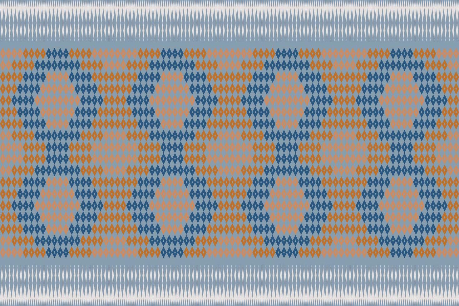 étnico resumen ikat.hermosa vistoso sin costura étnico patrón.colorido geométrico bordado para textiles,tela,ropa,fondo,batik,prendas de punto,moda vector