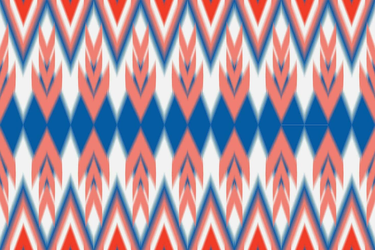 Native ikat fabric.Aztec geometic art ornament design for carpet,wallpaper,clothing,wrapping,textile.Damask style pattern for textile and decoration.Seamless pattern in tribal. vector