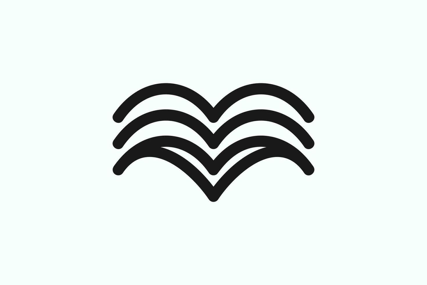 letter m logo design with for initial your business vector
