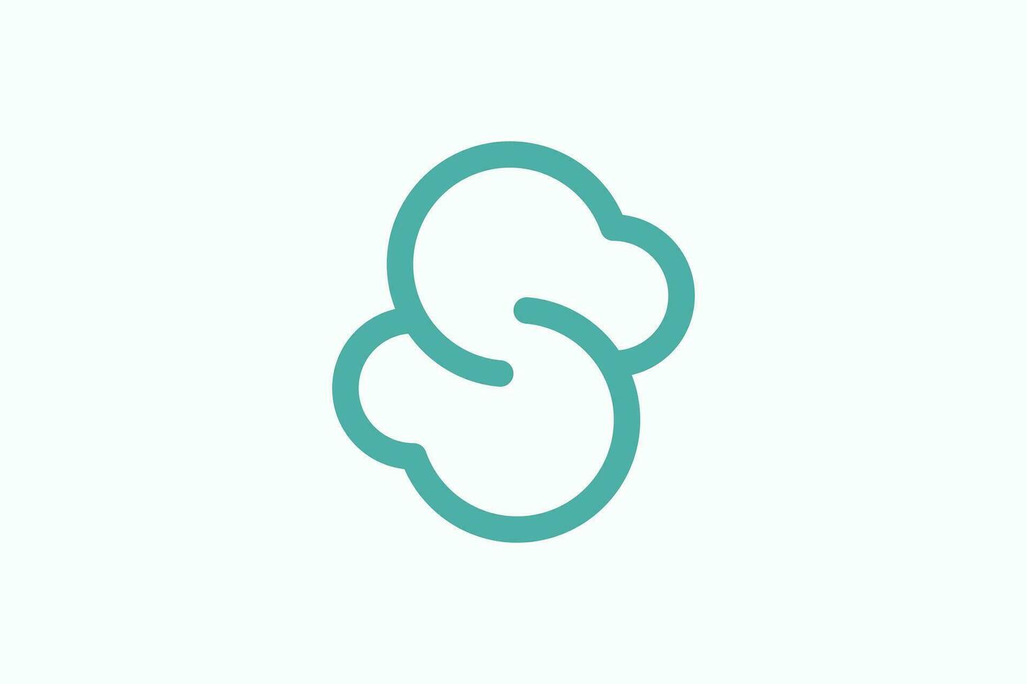 letter s logo icon design illustration vector