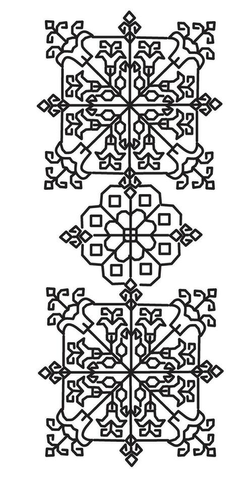 vector abstract pattern  for hand embroidery,
