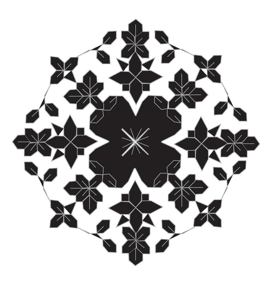 vector abstract pattern  for hand embroidery,