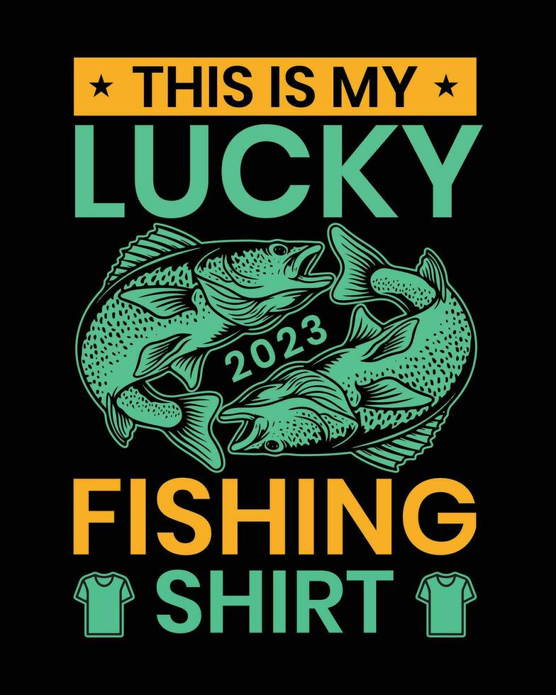 pescar camiseta diseño, pescar tee vector