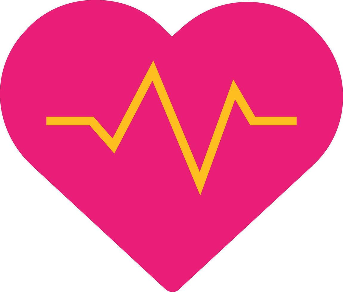 heart rate Icon Vector Flat Illustration