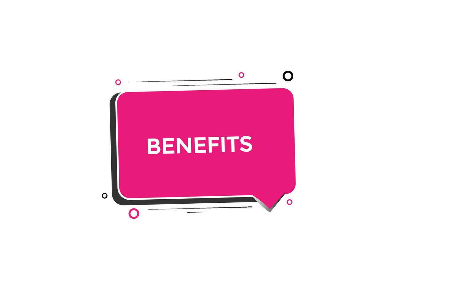 new benefits modern, website, click button, level, sign, speech, bubble  banner, vector