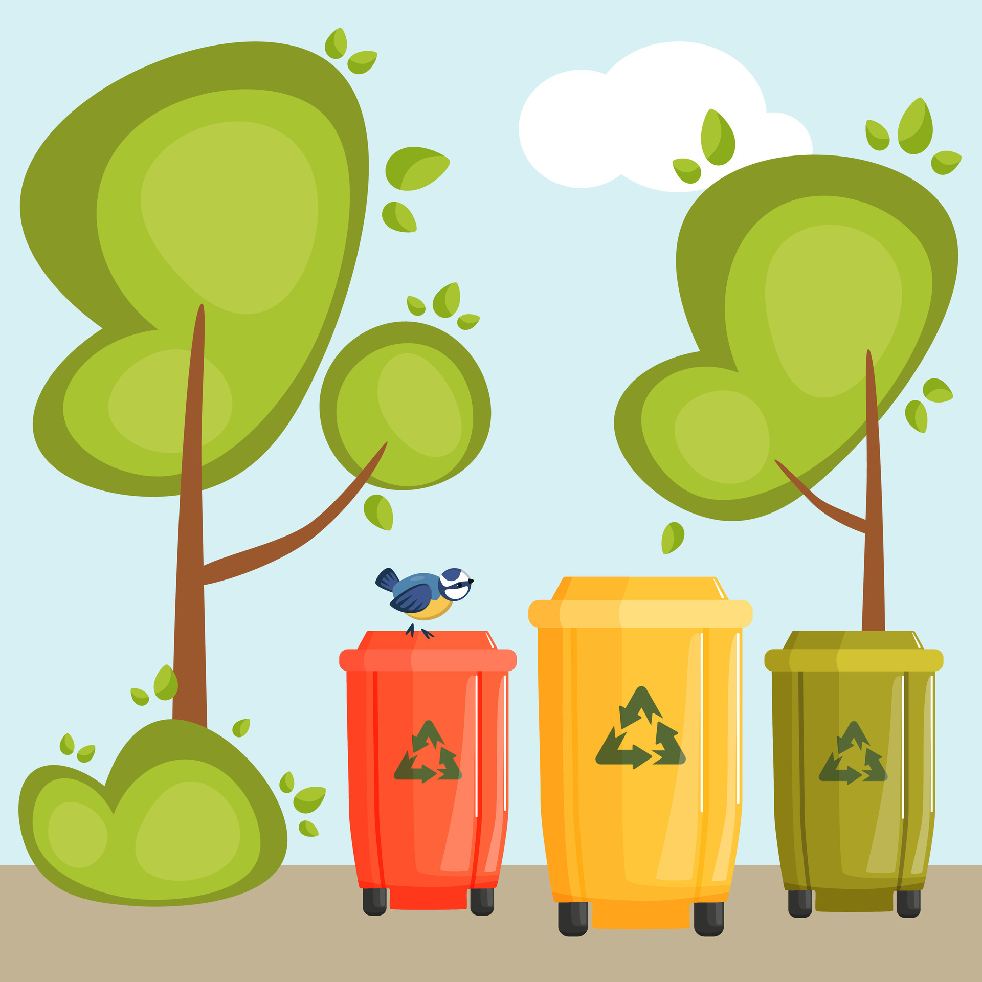 Contenedores de basura para jardin new arrivals