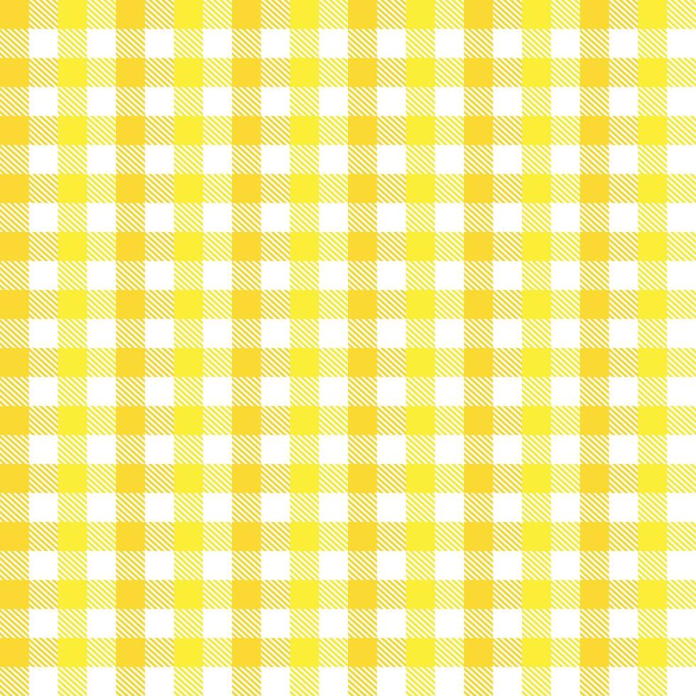 Yellow plaid pattern with oblique line inside background. plaid pattern background. plaid background. Seamless pattern. for backdrop, decoration, gift wrapping, gingham tablecloth, blanket, tartan. vector