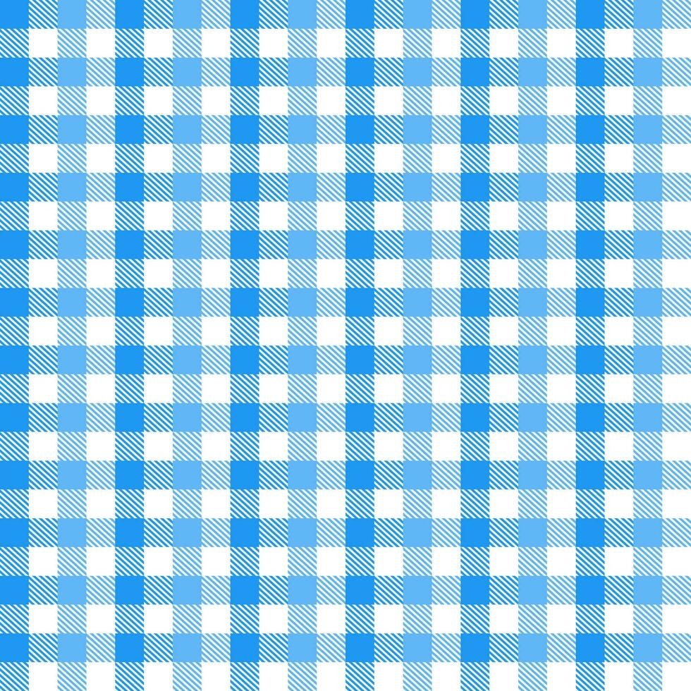 Blue plaid pattern with herringbone pattern inside background. plaid pattern background. plaid background. Seamless pattern. for backdrop, decoration, gift wrapping, gingham tablecloth, blanket vector