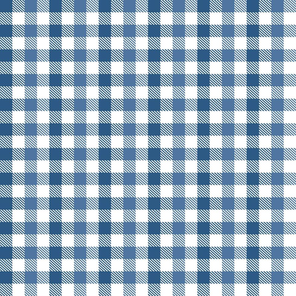 Navy blue plaid pattern with herringbone pattern inside background. plaid pattern background. plaid background. Seamless pattern. for backdrop, decoration, gift wrapping, gingham tablecloth, blanket vector
