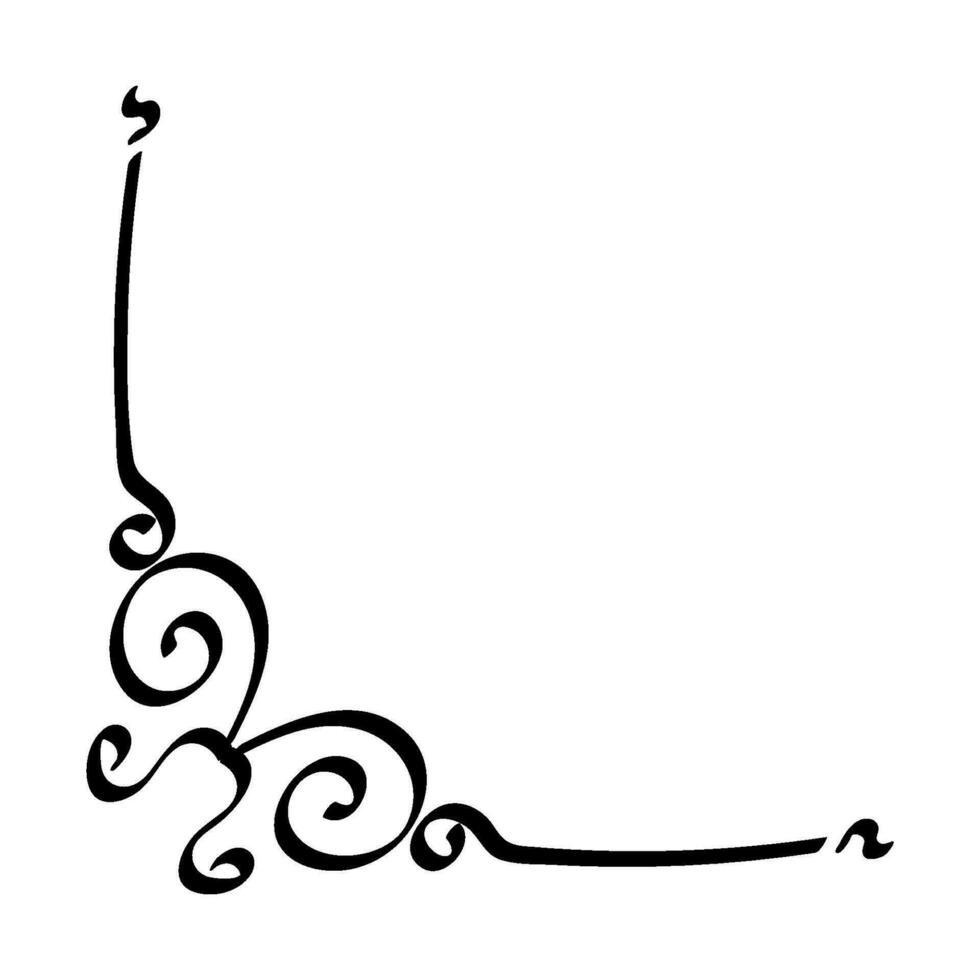 estético islámico esquina marco frontera decoraciones ornamento vector