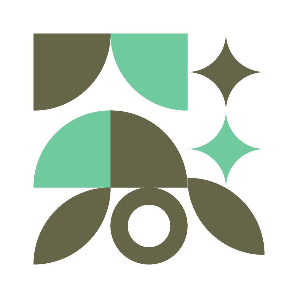 Premium Bauhaus Pattern Vector Art Decoration Ornament