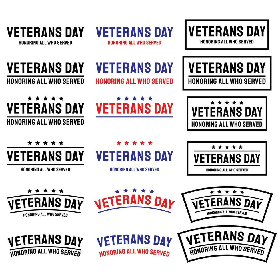 The Veterans Day for holiday concept vector