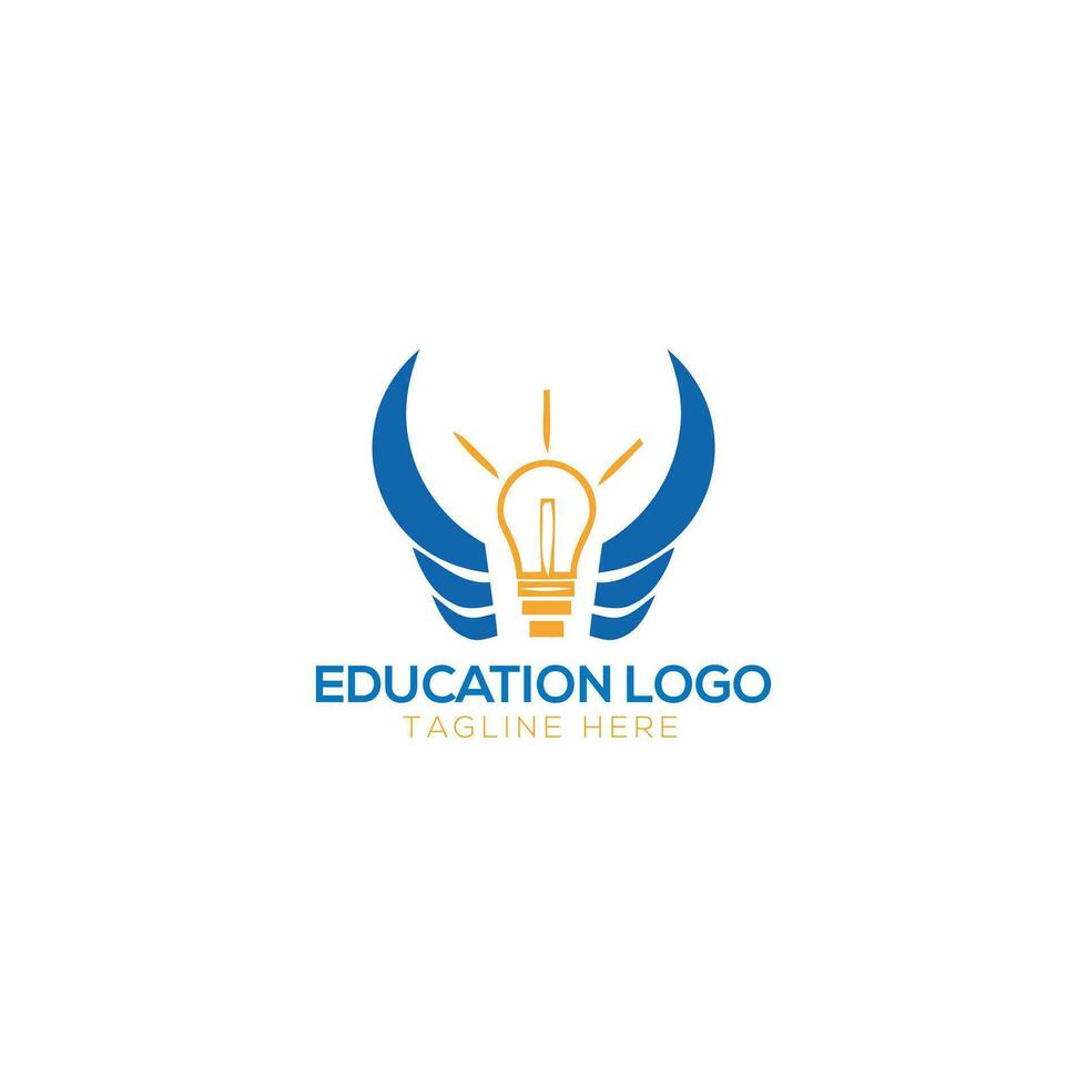 Education logo template. Vector illustration concept