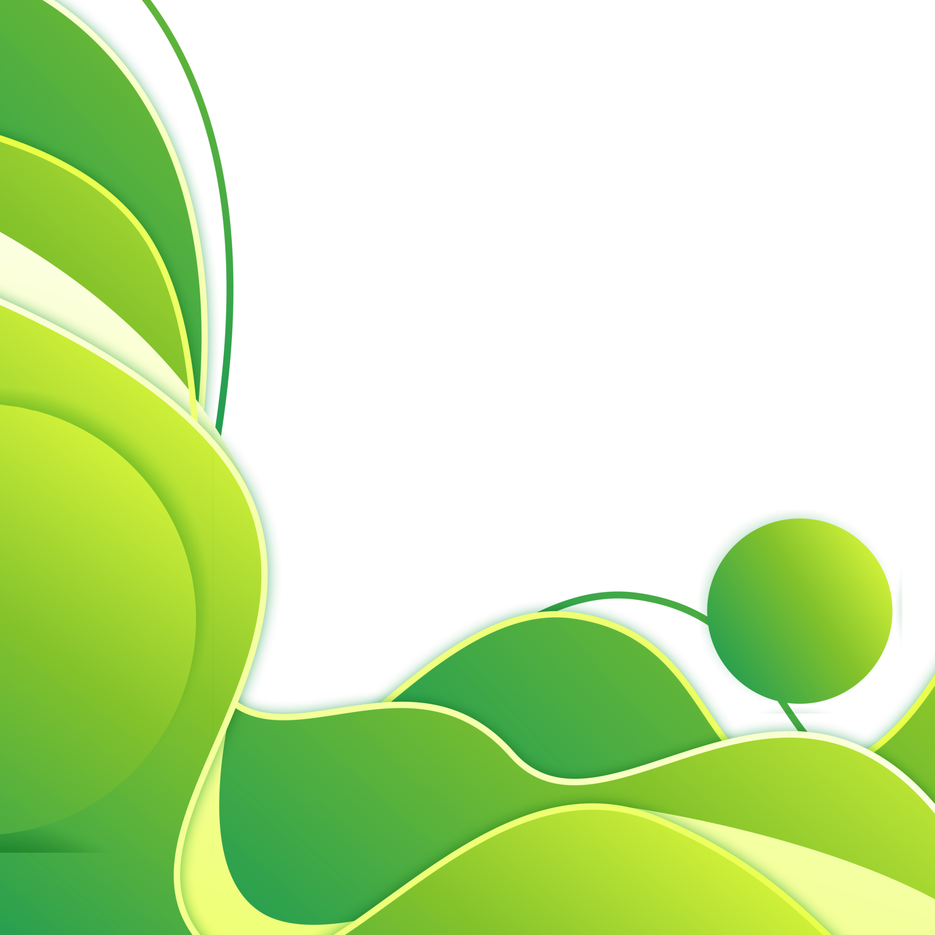 transparent frame green abstract wave background design 28269929 PNG