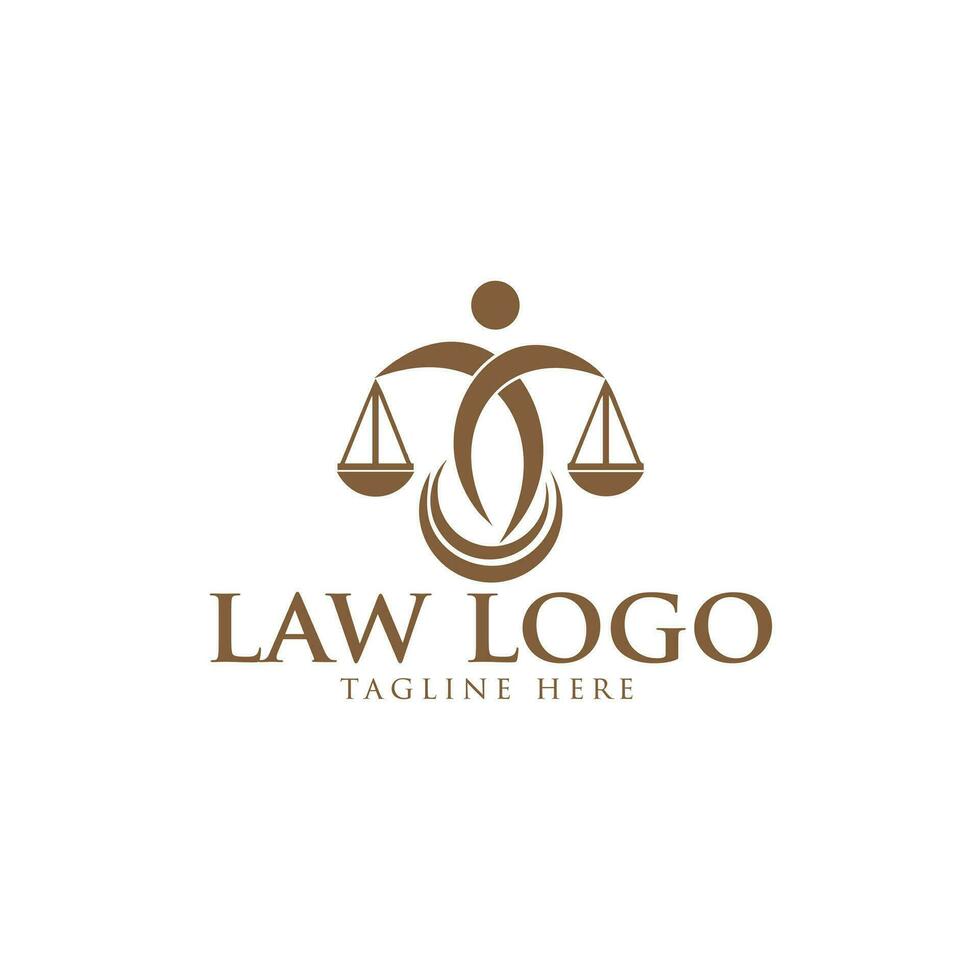 ley bufete de abogados oficina, abogado servicios, vector logo modelo