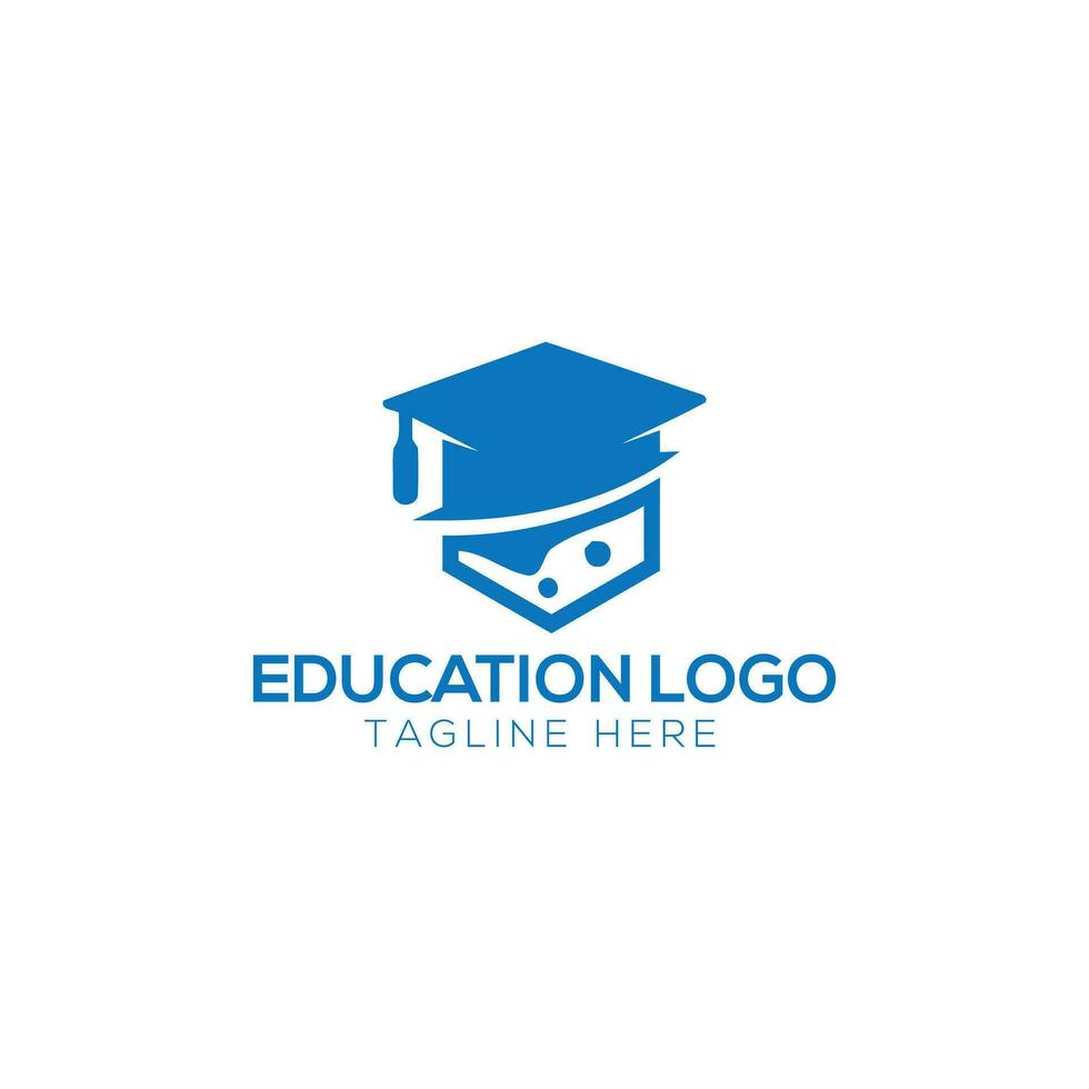 University college school logo template vector