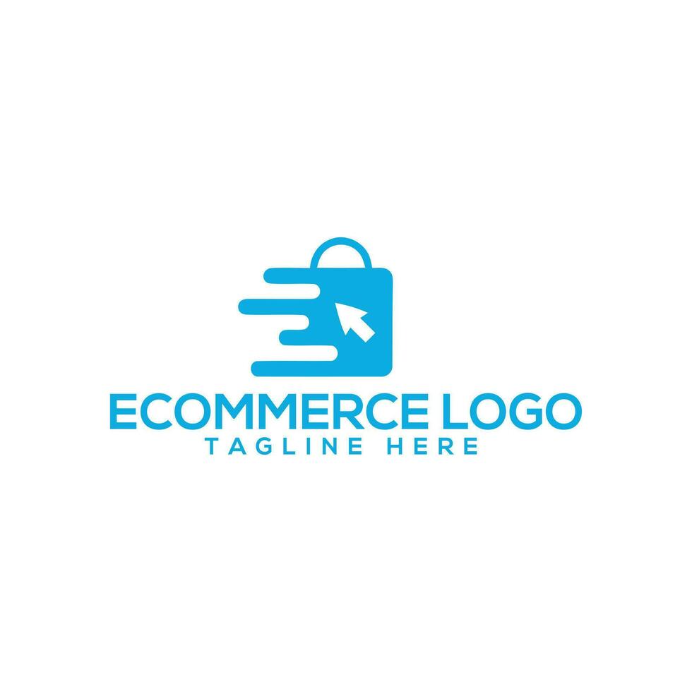 moderno en línea tienda logo diseños vector