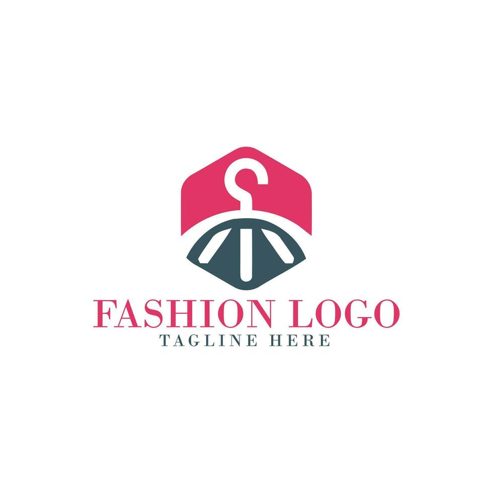 creativo ropa percha para logo vector editable