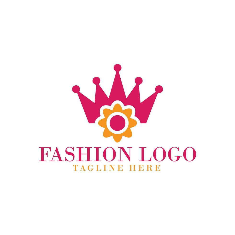 minimalistic drawing art women's fashion logo design vector